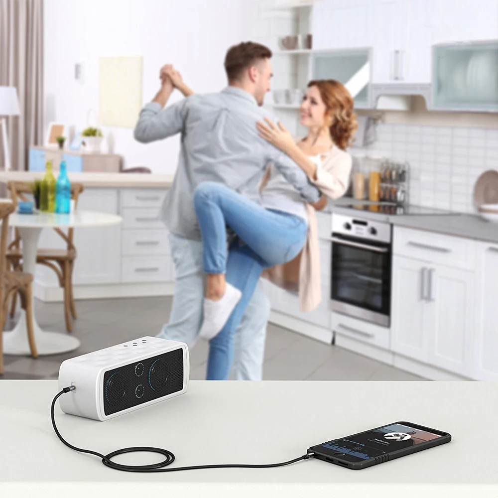 

4 Poles 3.5MM Audio Cable Jack 3.5mm Male to Male Aux audio cable Nylon Braid Headphone Speaker Line for Car PC Mp3 Mp4 Louder