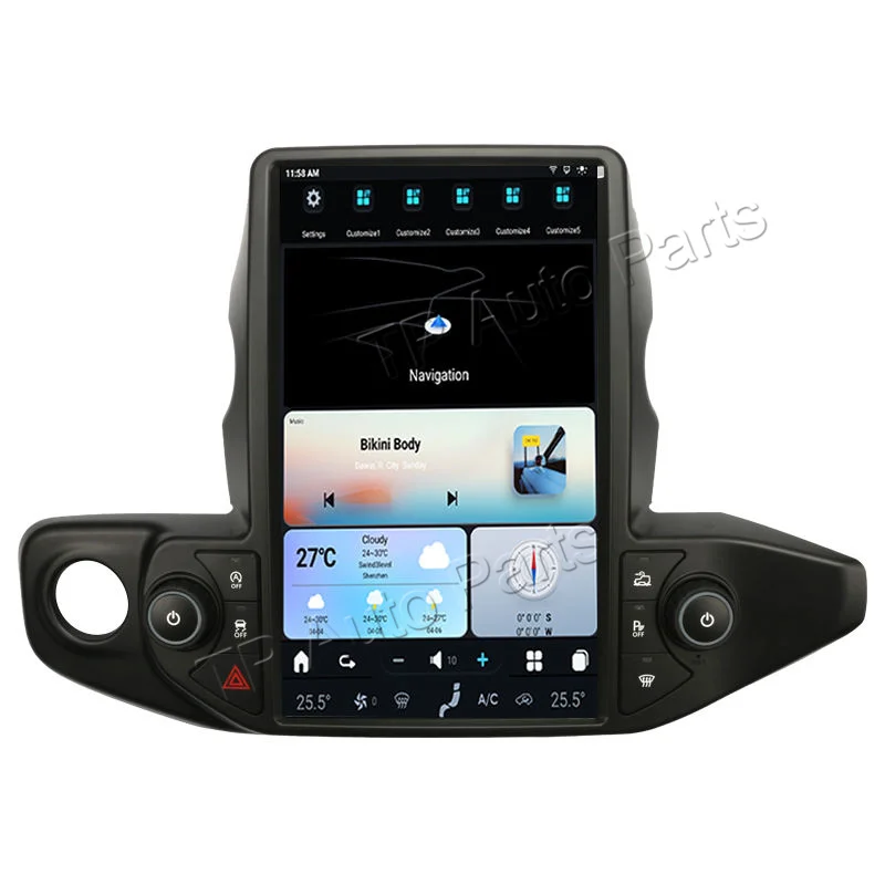 Автозапчасти TP 13 6 дюйма 8 + 128 ГБ система Android экран Тесла Gps-навигация