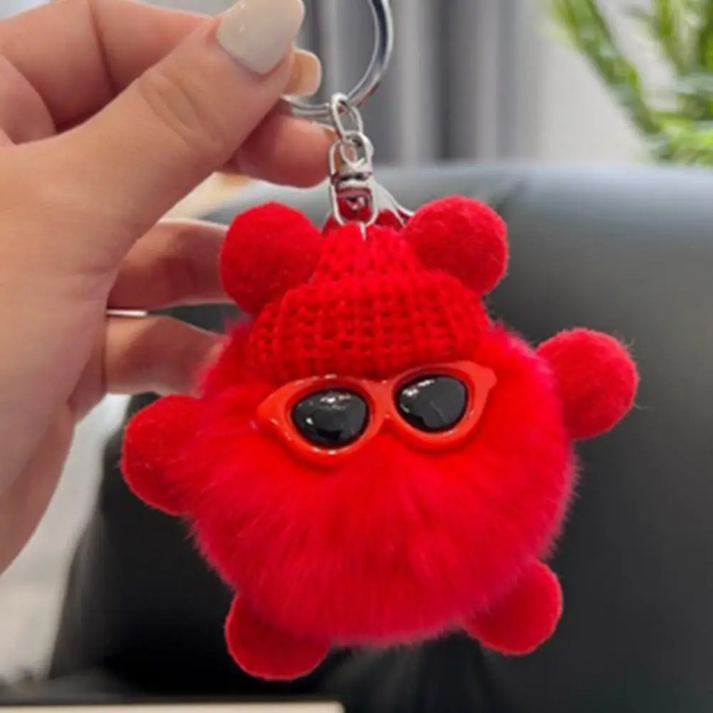 

Portable Keychain Ring Interesting Cute Keychain Pendant No Shedding Keychain Pendant