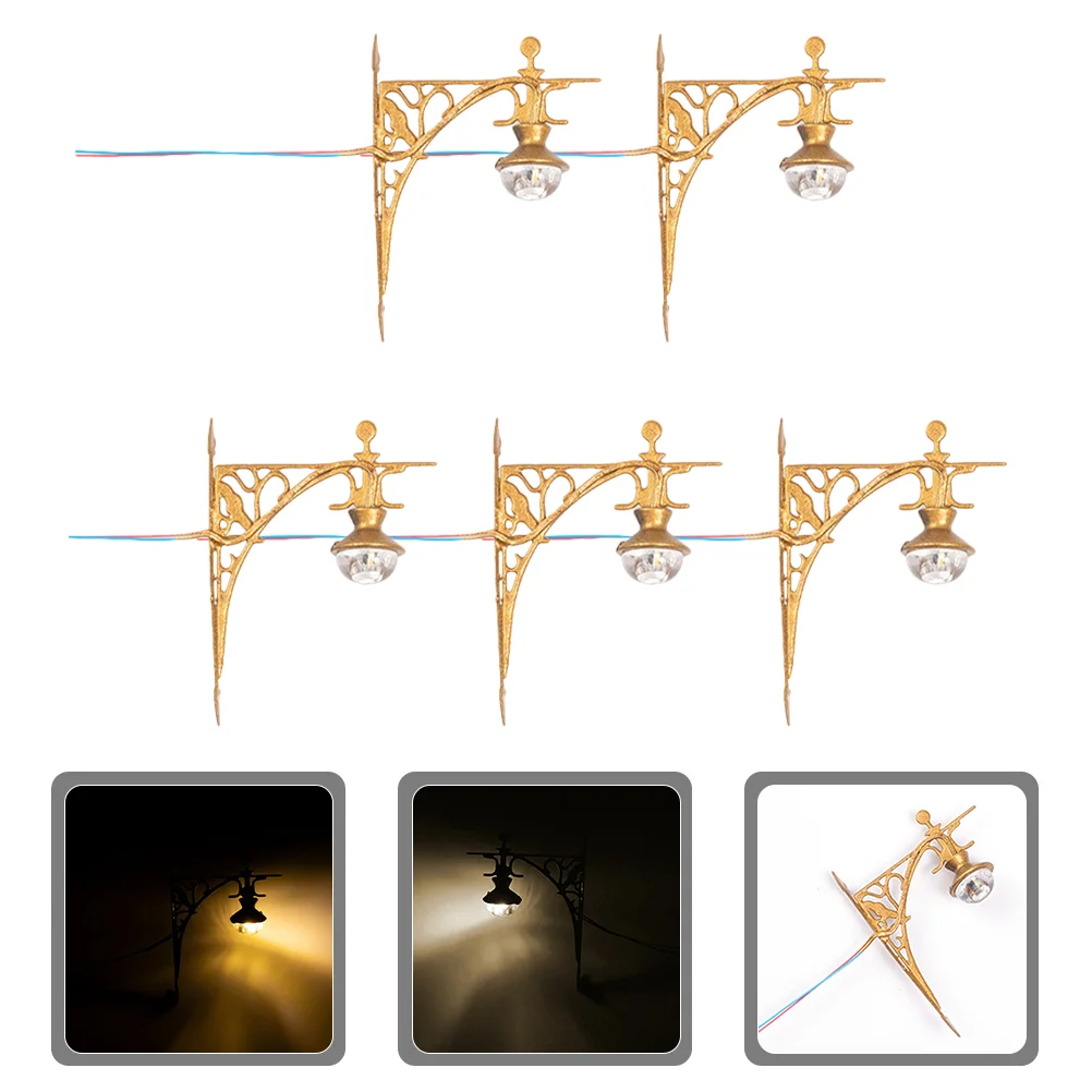 

5 шт., настенные светильники из АБС-пластика