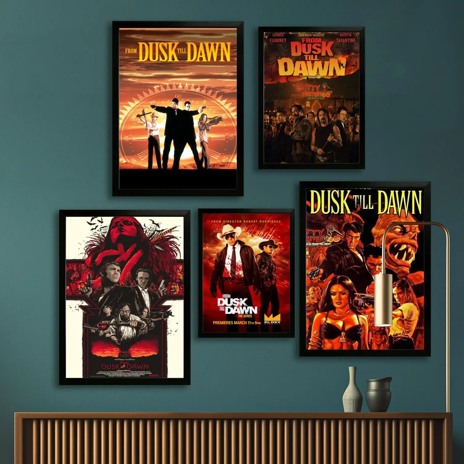 Современная семья Печать на холсте