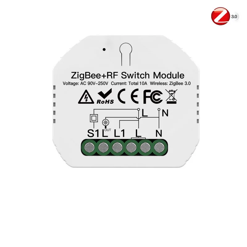 

ZigBee Graffiti Smart Home Switch Breaker on/off App Timing Voice Control Smart Switch Module