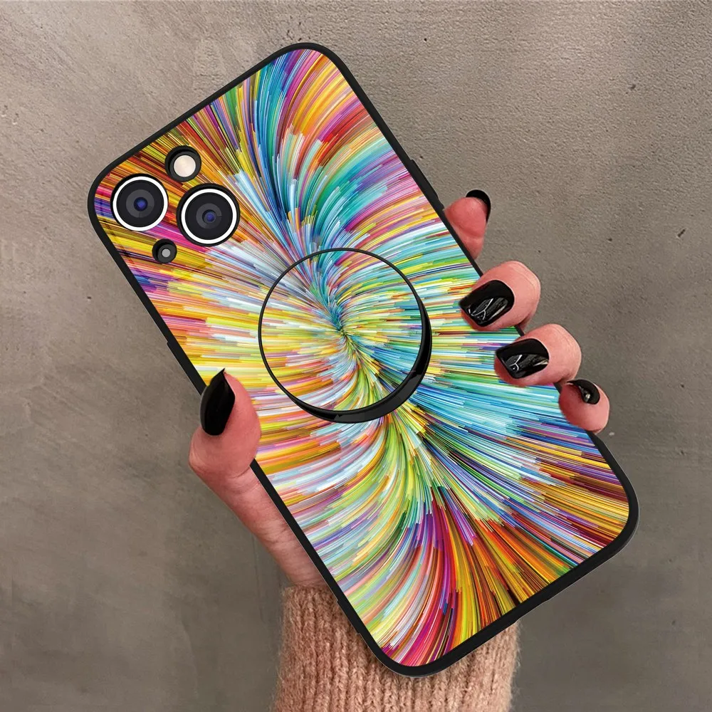 

Cool Case for iPhone i11 i12 i13 X Pro XS Max XR i678 Plus SE Full Tempered Glass Protective Screen Film Cover Finger Holder