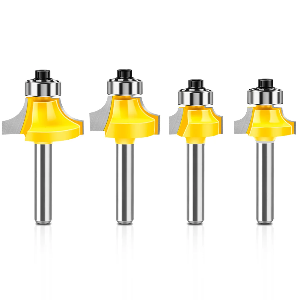 1 шт. 1/4 дюйма 6 мм круглый профессиональный уровень набор фрез с хвостовиком