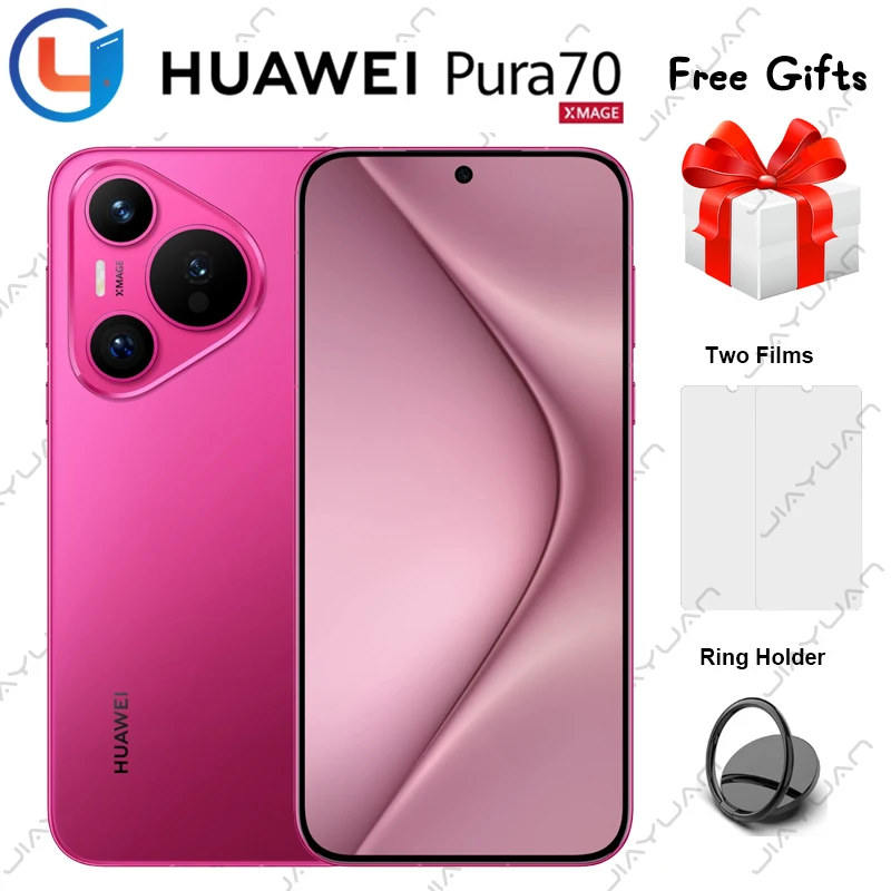 Оригинальный мобильный телефон Huawei Pura 70 5G 6 дюйма Kunlun Glass 2 экран Kirin 9010