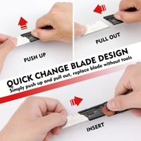 Перочинный/Канцелярский нож Workpro с 10 сменными лезвиями#3