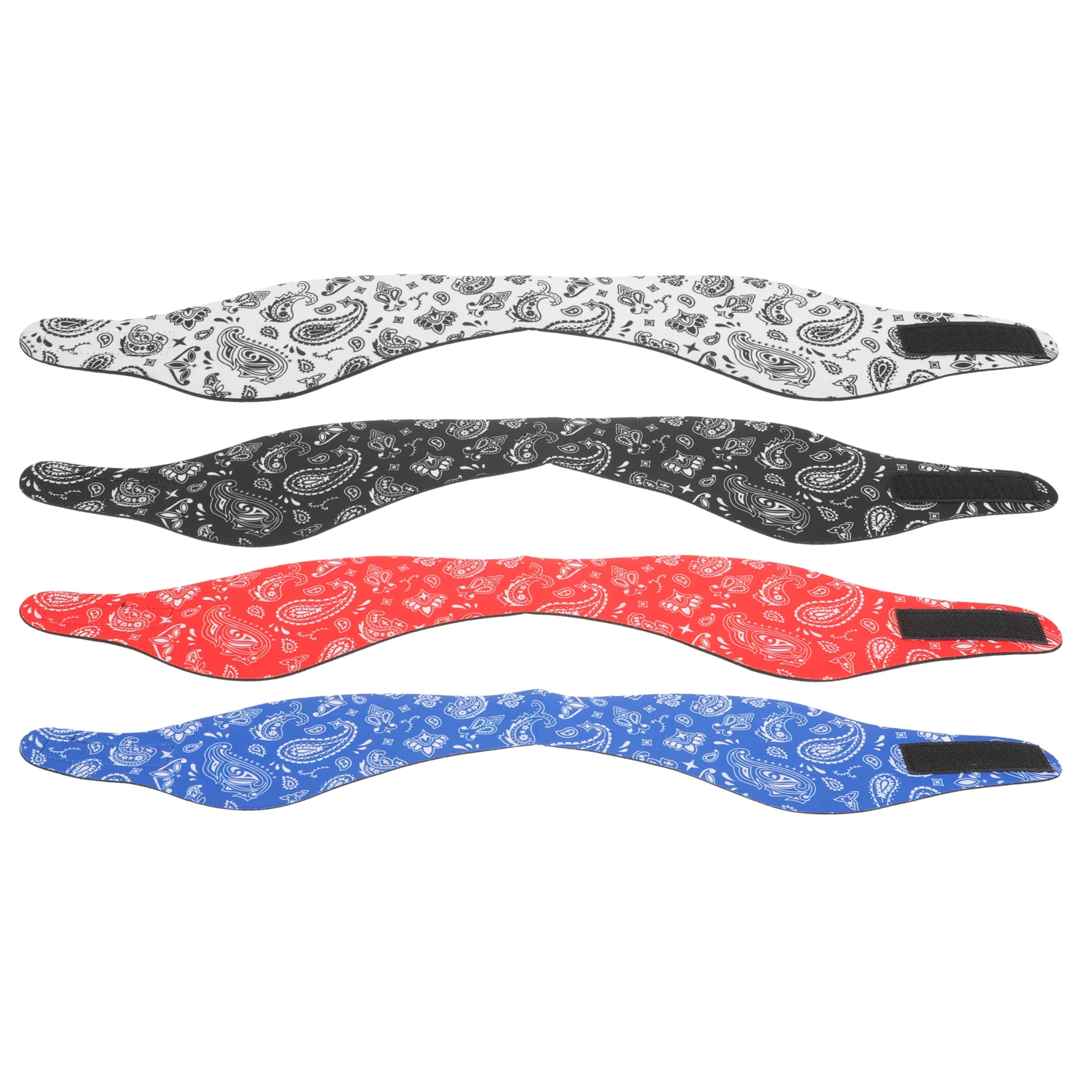 

4 Pcs Shower Headband Waterproof Exercise Earbuds Adjustable Protector Diving Material Sbr Swim Bathing Cover Miss Sports