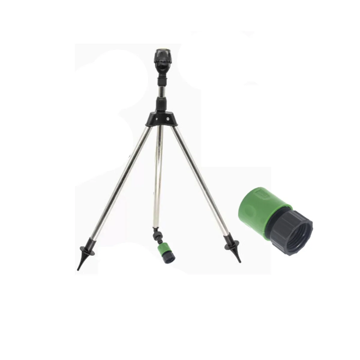 

Rotating Tripod Sprinkler, 360Degree Automatic Rotating Irrigation Watering Sprinklers, for Area Yard Garden Lawn