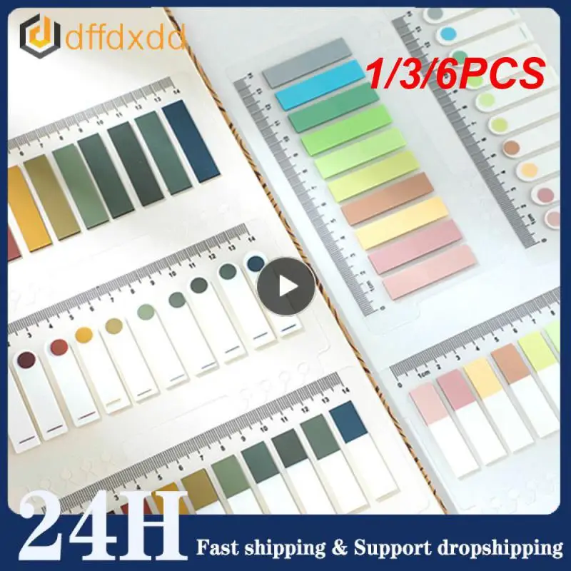 

1/3/6PCS Sheets Colorful Sticky Notes Memo Pad Self Adhesive Label Index Tabs Bookmarks Notepad School Office Stationery
