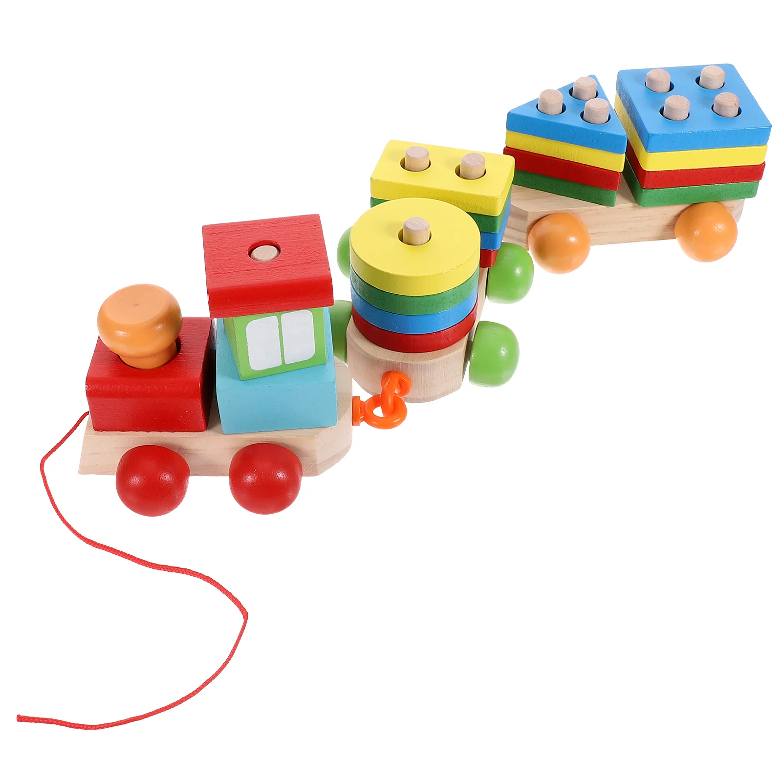 

Wooden Building Blocks Wooden Toys Household Toddler Parent-children Interactive Kids Shape Matching Training Puzzle Geometry