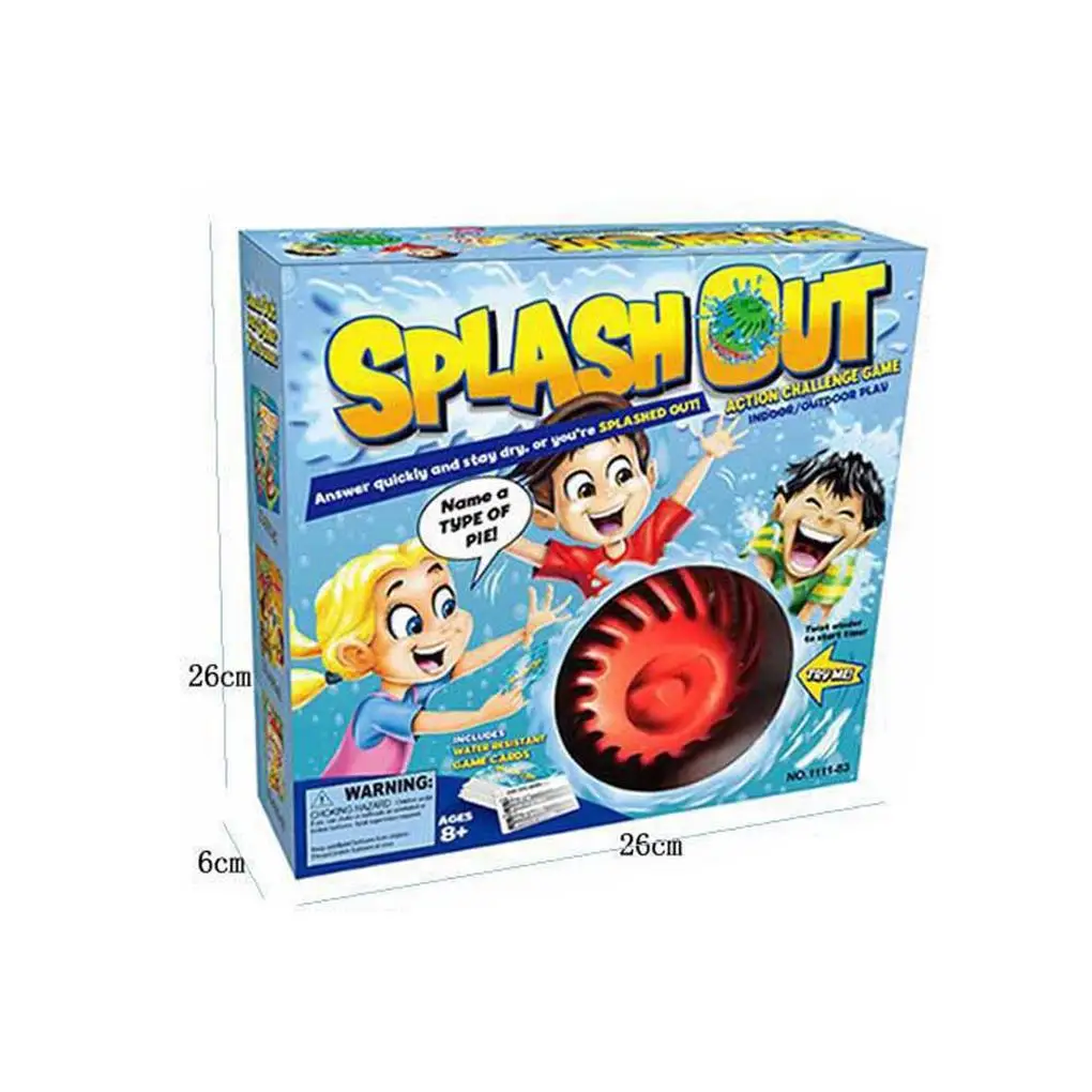 

Water Splashes Out Game Portable Adult Children Interactive Summer Beach Pool Party Splashing Toy Plaything Gift