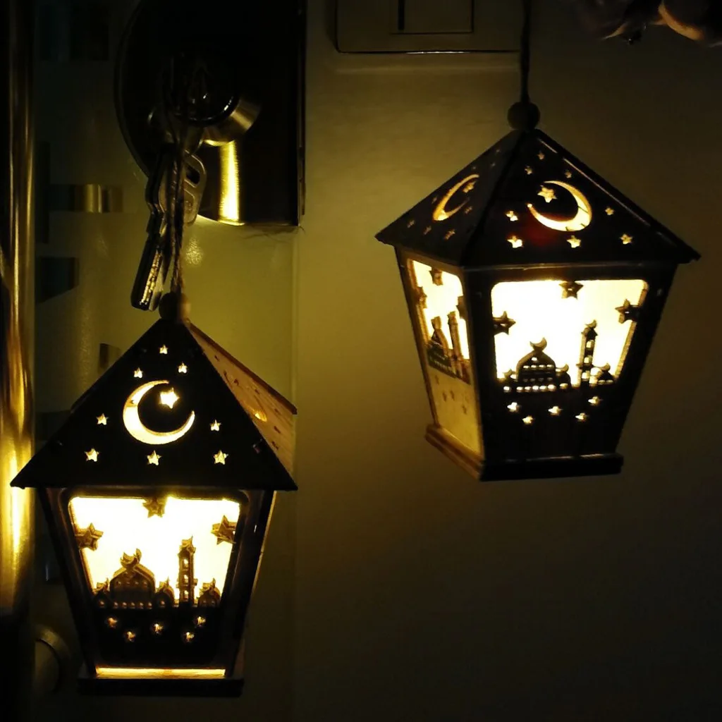 

Ramadan Star Moon Castle String Lights Eid Mubarak String Light Decor Battery Powered Islamic Decor for Bedroom Wall
