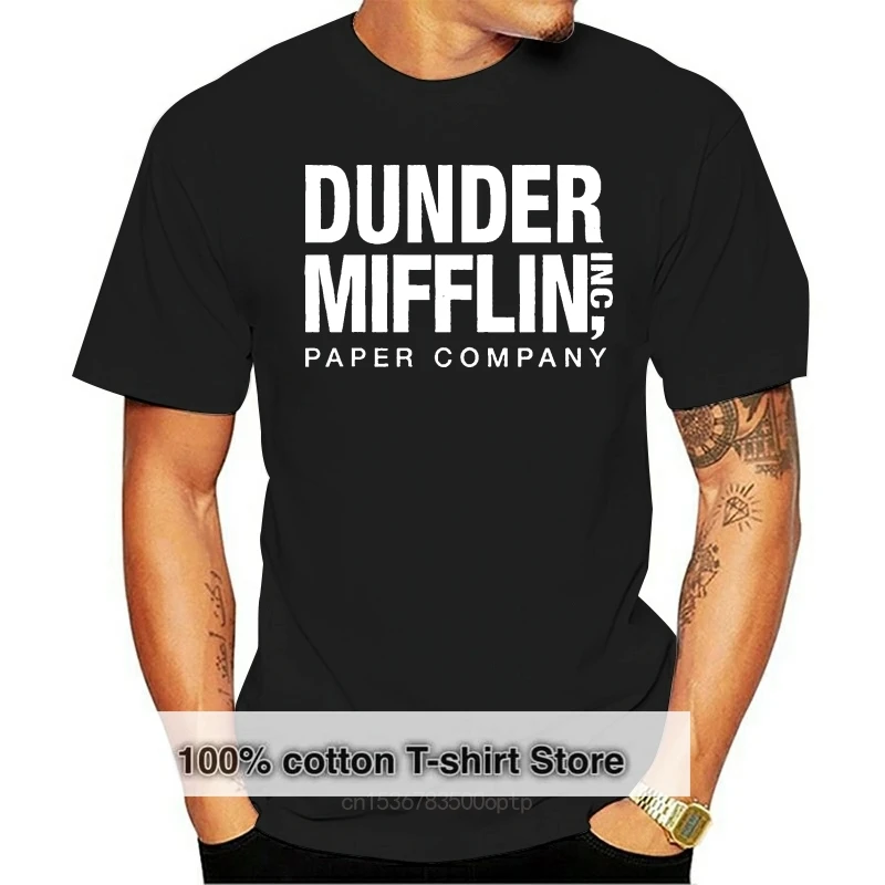 

Футболка Dunder Mifflin Paper Inc, офисные футболки, футболки для ТВ-шоу