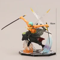 one piece sauron action anime figures dolls toys three blade pvc ornaments crafts desktop home decoration statue for kids gifts