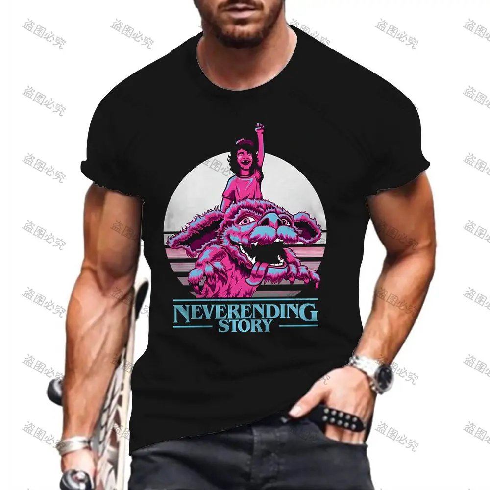 

Streetwear 6XL New Couple 2022 Oversized T-shirt High Quality Leisure Stranger Things Hip Hop Y2k Crew Neck Short Sleeve Fashion