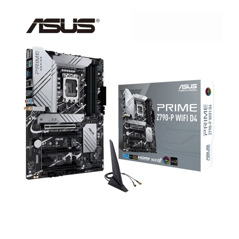 

ASUS PRIME Z790-P WIFI D4 GAMING DDR4 5333 (OC) MHz Inte Z790 PCIe 5.0 128G Socket LGA1700 For 13th & 12th Gen Core New