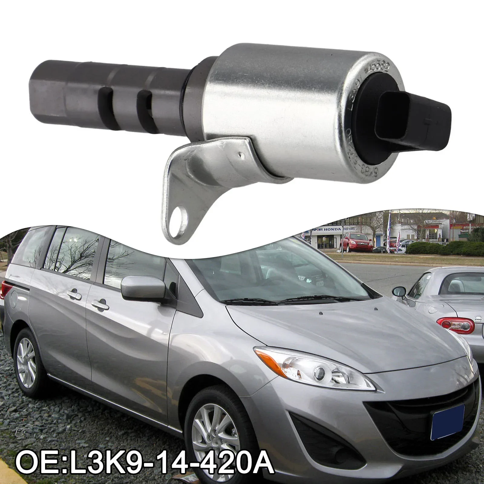 Эффективный соленоид регулирующего клапана для Mazda 3 6 CX7 2003 2015 черный цвет