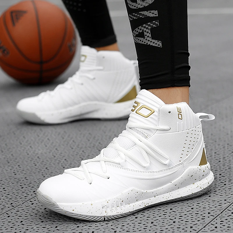 High Quality Basketball Shoes Men Sneakers Boys Basket Shoes Autumn High Top Anti-slip Outdoor Sports Shoes Trainer Women Summer