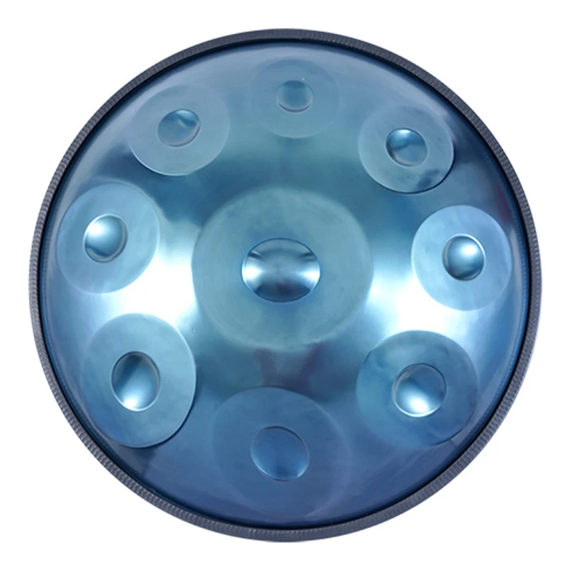 9/10 Tone Handpan Steel Tongue Drum Luxury Gold Silver Hand Pan Ethereal Drum Professional Musical Drums Percussion Instruments
