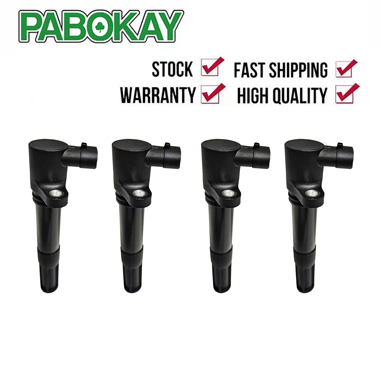 

4x Ignition Coils For Alfa Mito Fiat 500 500C Ritmo Emotion Sport 1.4L IGC-435 46777288 55246099 504142675 0986221043 12741