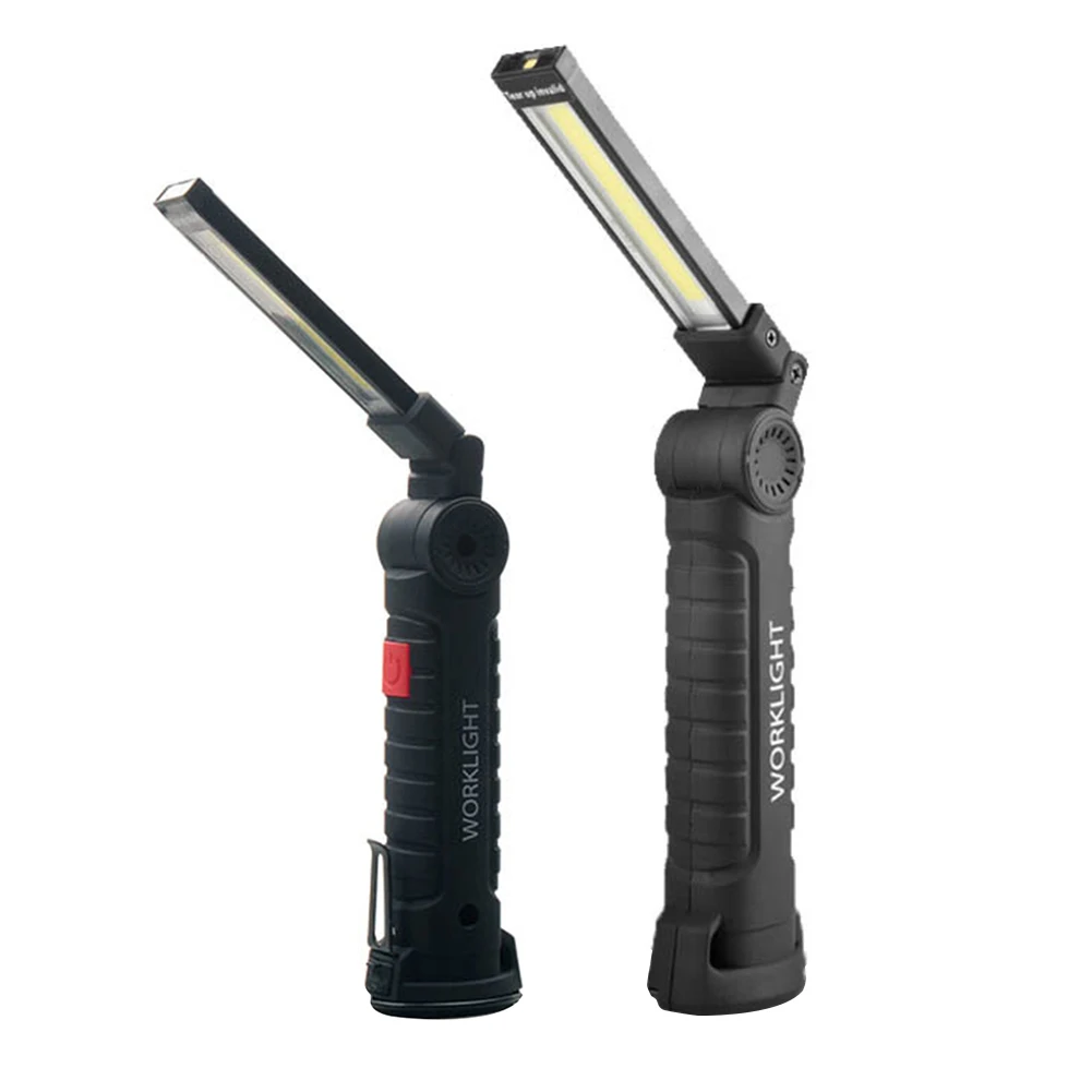 

Multifunctional Folding Work Light USB Rechargeable 360 Rotation COB LED Outdoor Camping Tent Torch Flashlights Car Repair Light