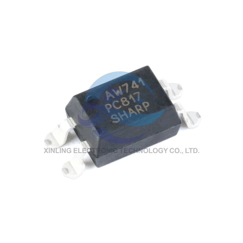 Оригинальный оригинальный SMD оптрон PC817 A/B/C/D SOP-4 PC817X3CSP9F изолятор