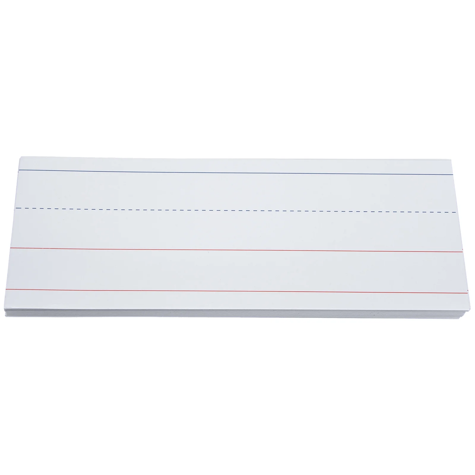 

50 Pcs Rewritable Cardboard Mini White Boards School Erasable Paper Whiteboard Kids Strips Children Classroom English Practice