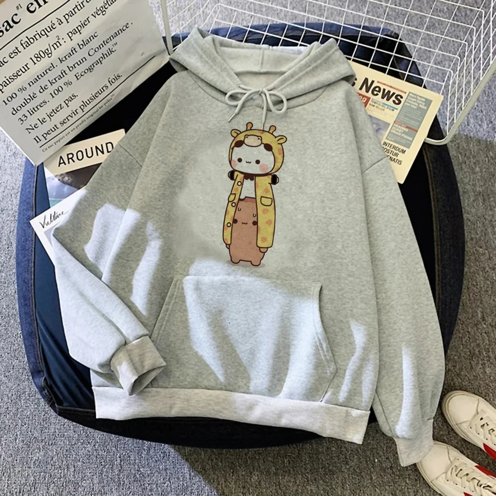 

Женские толстовки Bubu Dudu, забавный зимний свитер в Корейском стиле, Женская Эстетическая одежда