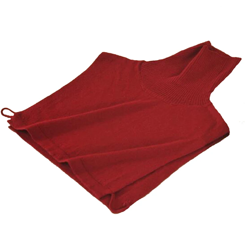 Женская зимняя водолазка Sparsil кашемировый пуловер вязаная накидка шарфы-кольца