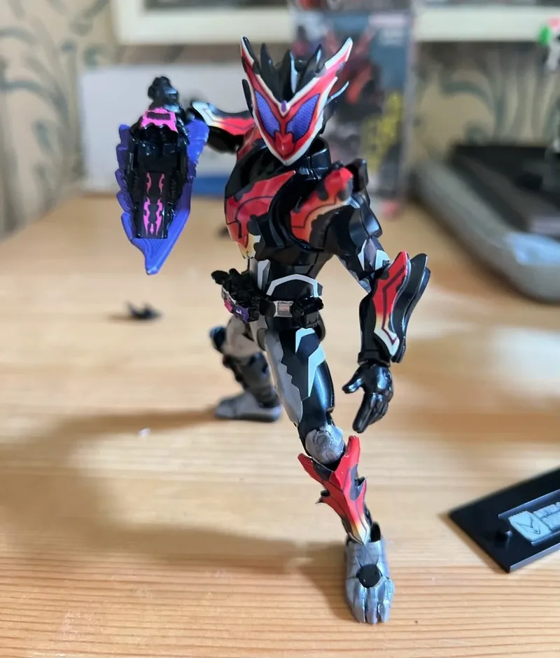 Фото Bandai натуральная Kamen Rider GAVV Shokugan Toy SOU DOU Series 3 GV03 аниме фигурка Bitter Gavv Valen Vram сборная модель украшения №4