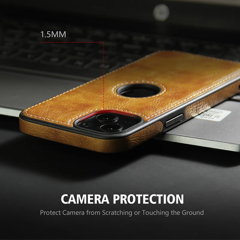 Кожаная текстура чехол ультратонкий ударопрочный для iPhone 13 Pro Max 1211 XS XR x 87 plus 11 |