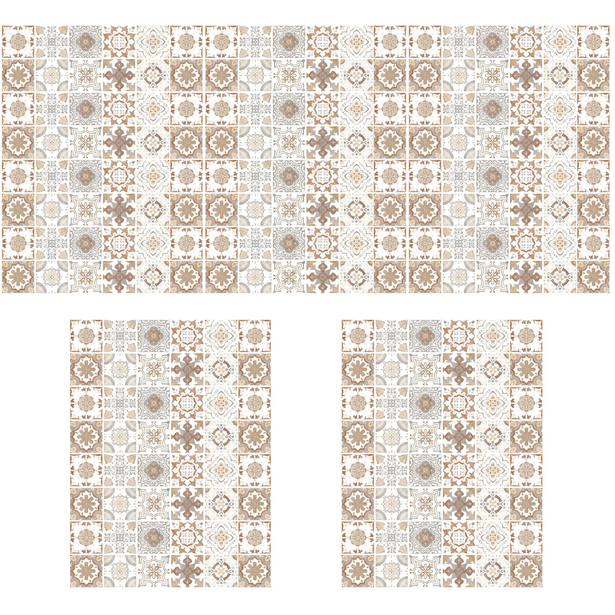 

240 pcs Kitchen Tile Sticker Self-adhesive Wall Stickers Wall Decals Bathroom Tile Decorative Stickers