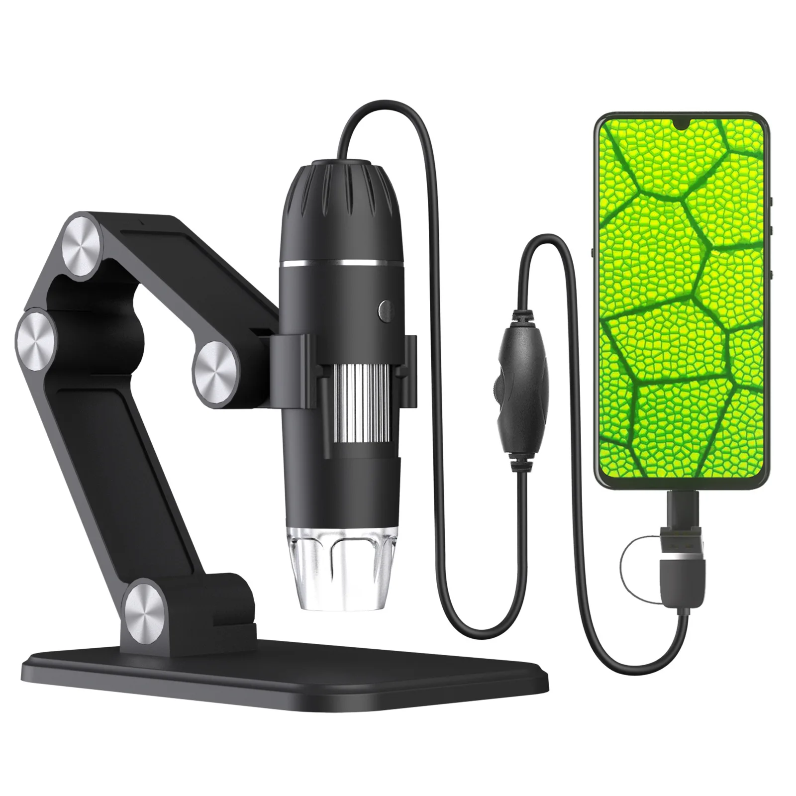 

Беспроводной цифровой микроскоп, лупа 1600X, профессиональная USB Wi-Fi электронная камера для смартфонов, инструменты для проверки печатных плат