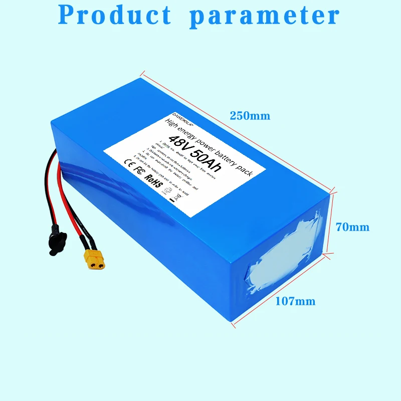 Литий-ионный аккумулятор Daweikala для электрического велосипеда 54 6 в + Встроенный BMS