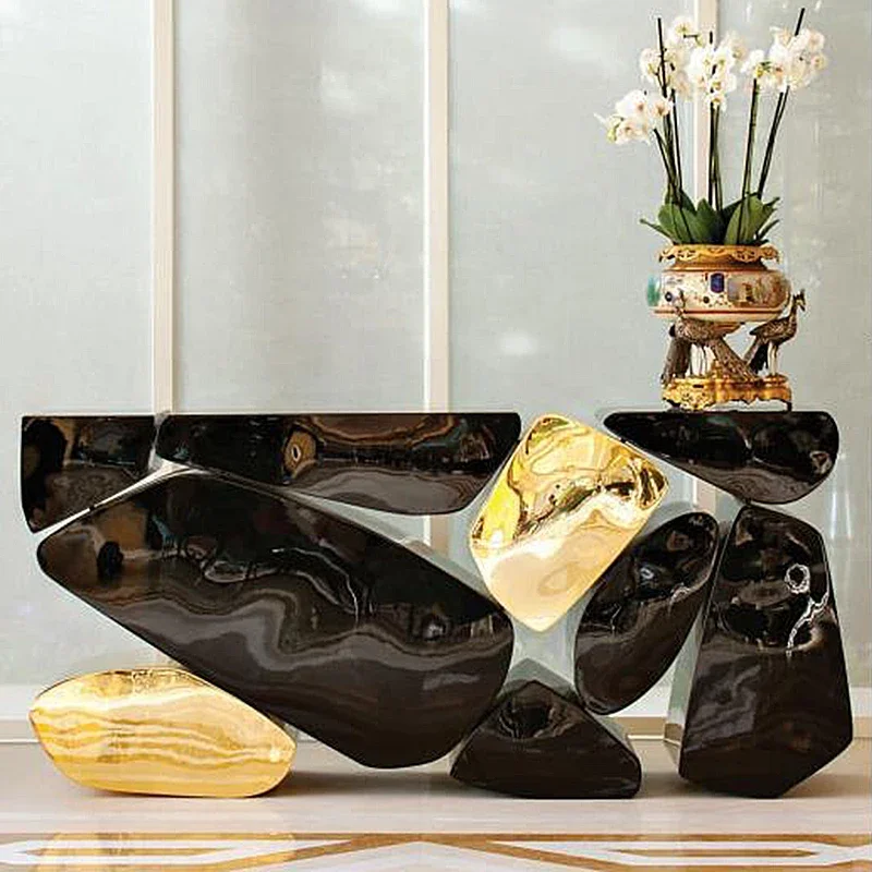 Китайский стол для крыльца металлический индустриальный стиль искусственная