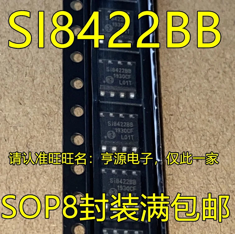 

10pcs 100% orginal new SI8422 SI8422BB SI8422BB-D-ISR SOP8 integrated circuit IC chip
