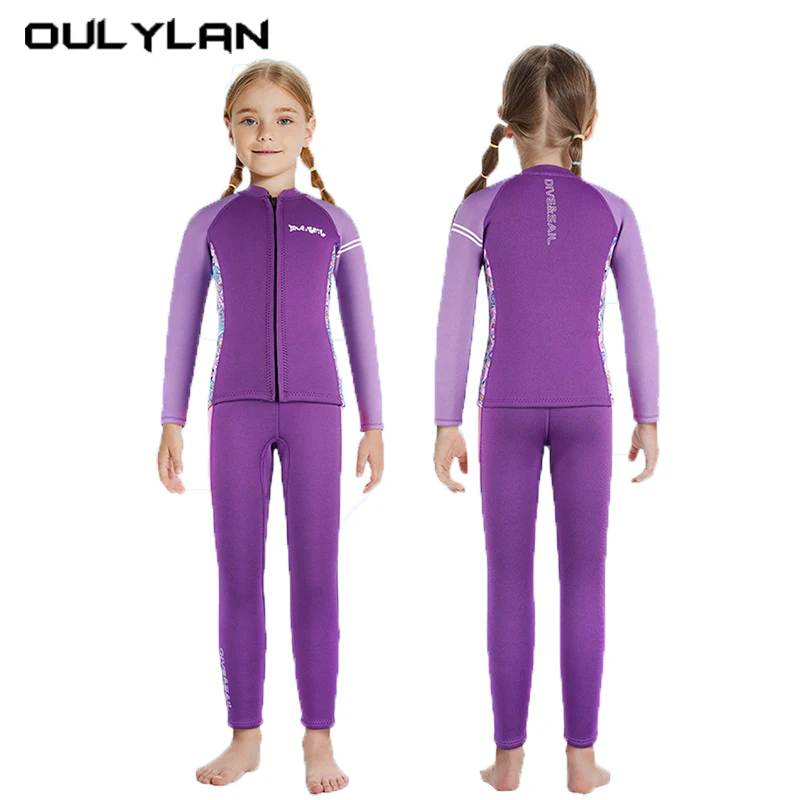 Неопреновый комплект из двух предметов толщиной 2 5 мм Детский Молодежный теплый