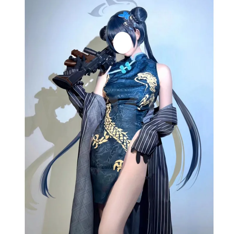 

Anime Blue Archive Cosplay Costume Womens Suit Long Coat Uniform Cloak Dress Lolita Party Halloween Christmas Outfit