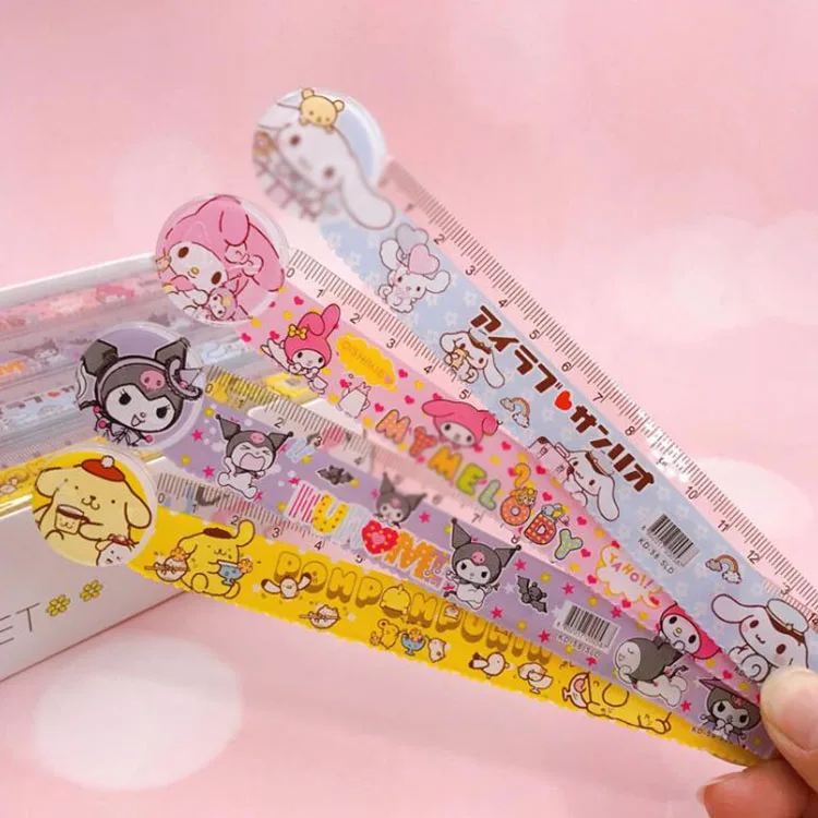 

60 pcs/lot Kawaii Dog Animal Acrylic Ruler Cute 15cm Straight Rulers Drawing Tool Promotional Stationery gift school Supply