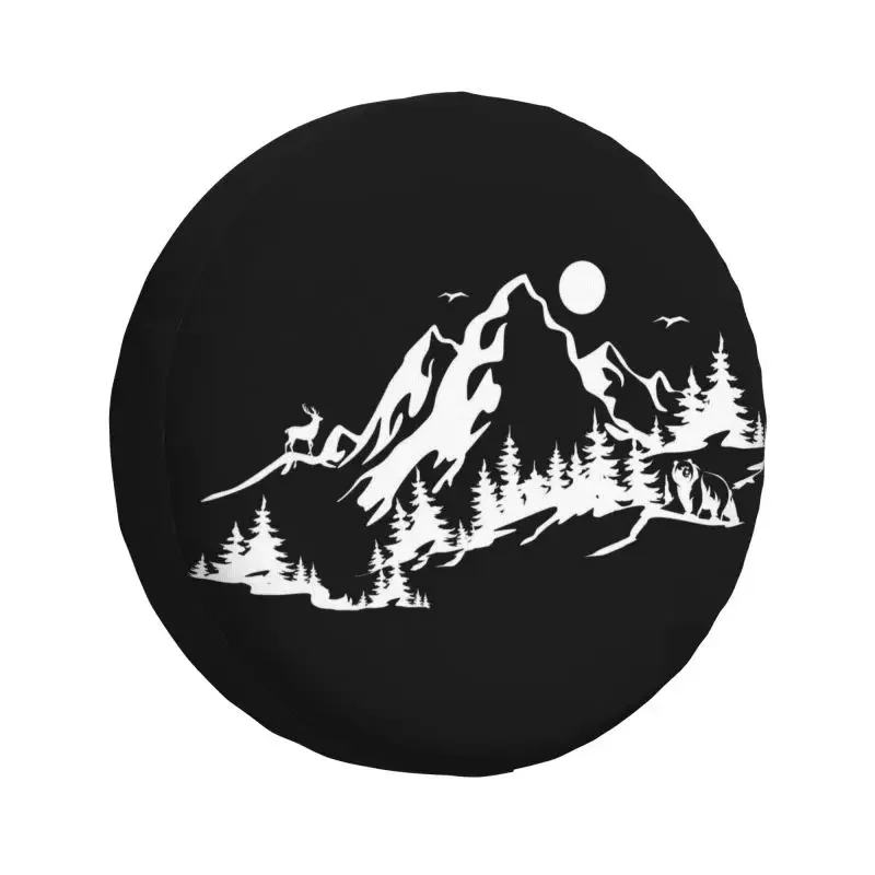 

Изготовленный на заказ чехол для компаса и крепления запасного колеса для Jeep Mitsubishi Mountains 4WD 4x4, защита колеса прицепа автомобиля 14 дюймов, 15 дюймов, 16 дюймов, 17 дюймов