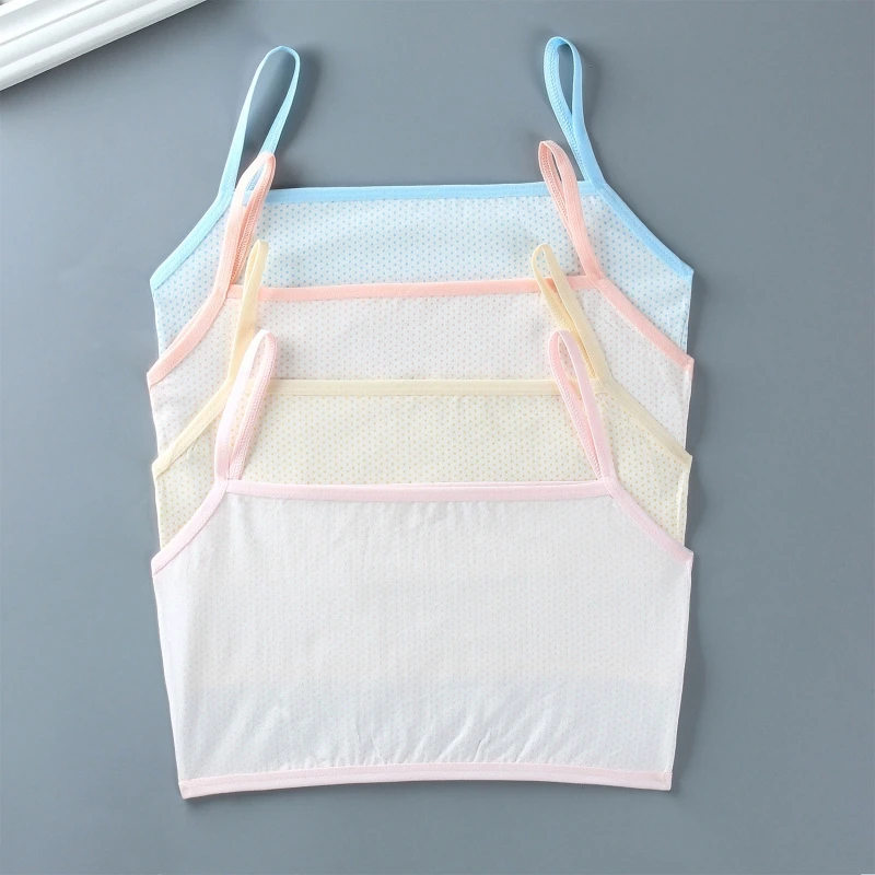 Young Girls Bra Breathable Underwear Lingerie Teens Training Bra Vest Teenage Puberty Undercloth