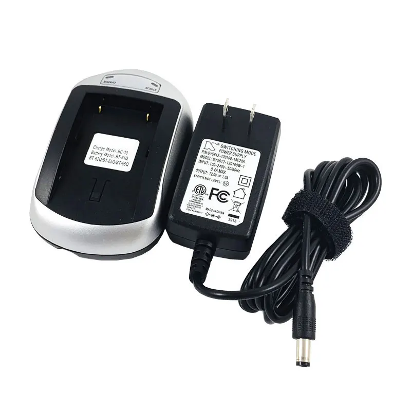 BC-30 Charger For Topcon BT-61Q BT-62Q BT-65Q BT-66Q Power Cable and Dock Battery Charge EU US Plug