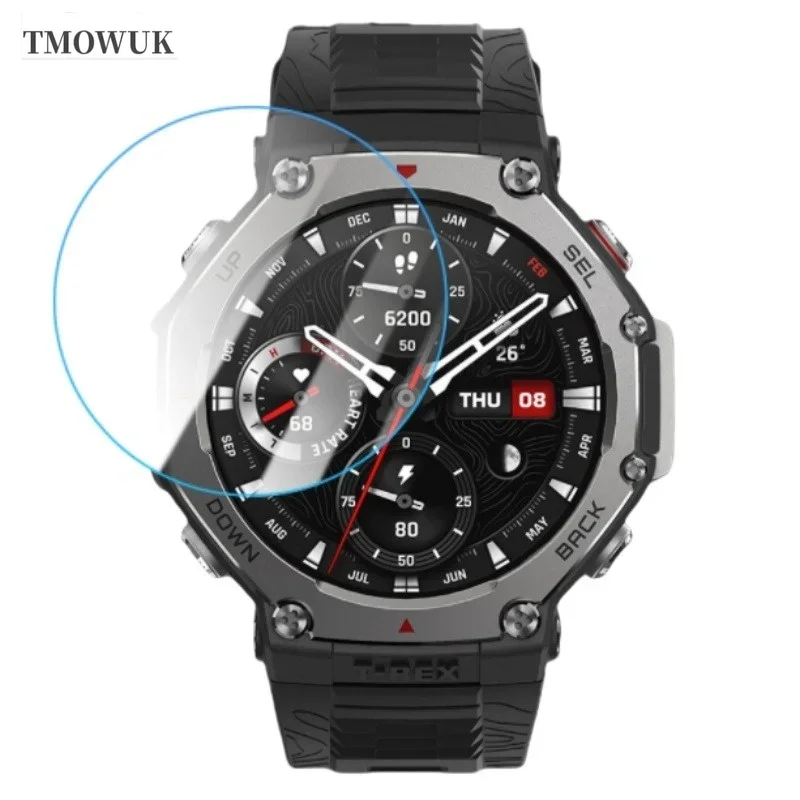 Фото ​ ​ Для Amazfit GTR 42 47 мм, T Rex 2, 3, T-Rex Pro 3 Ultra – закаленное стекло военного класса, HD-качество ​ ​ №3