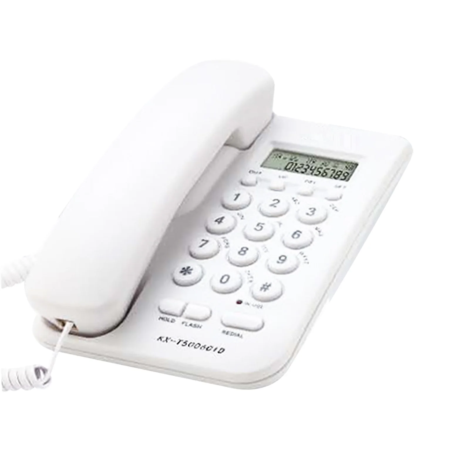 

KX-T5006CID Callback Landline Wall Mounted Business Hotel Caller ID LCD Display Loud Sound FSK DTMF Corded Telephone Home Office