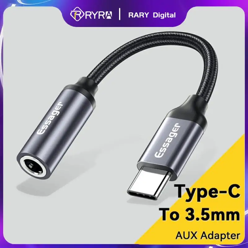 

RYRA Type C To 3.5mm Jack Headphone Adapter USB C To 3.5 Mm Audio Aux Cable For Huawei P30 P20 Pro Xiaomi Mi 9 8 Oneplus 7 7t