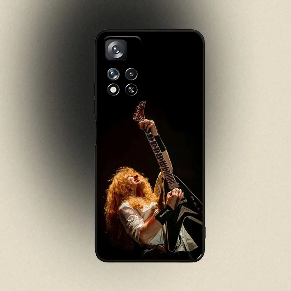 Чехол для телефона Rock M-MegadethS Music Samsung Galaxy A20 A21s A22 A31 A32 A52 A53 A72 73 A80 A91 Мягкий черный