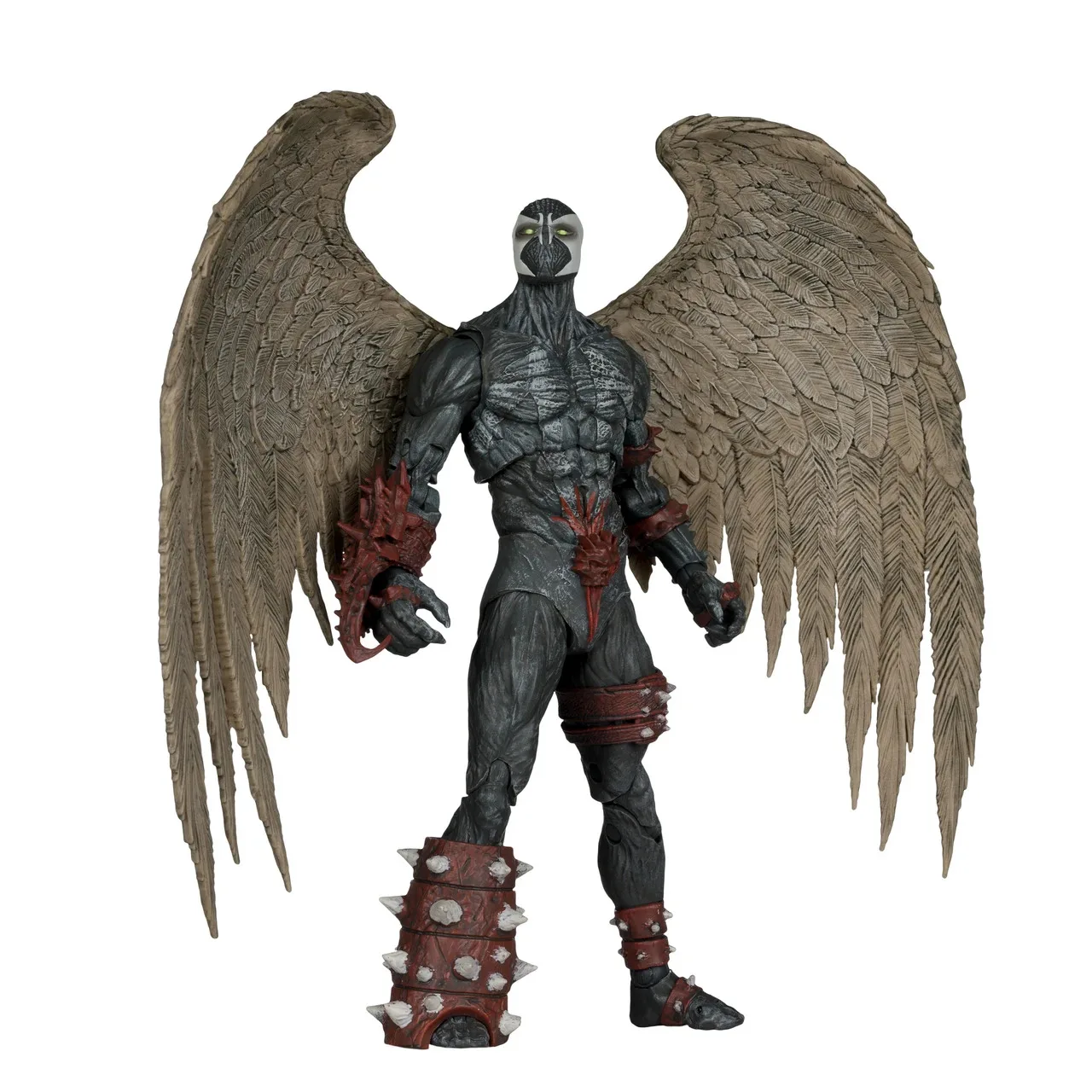 Фото Фигурка Mcfarlane Toys Wings Of Redemption Spawn 7 дюймов, модель Wv9 Spawn, коллекционная кукла, гаражный набор для сборки №4