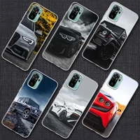 male men sports cars phone case for xiaomi redmi note 9s 8 11 7 9 10 pro 10s 11s clear cover red mi note 8pro k40 cases
