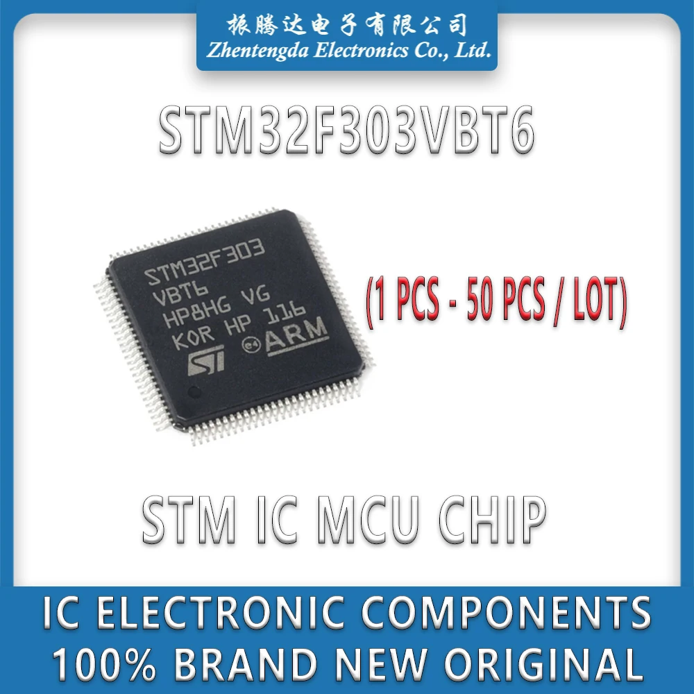STM32F303VBT6 STM32F303VB STM32F303 STM32F STM32 STM IC MCU Chip LQFP-100