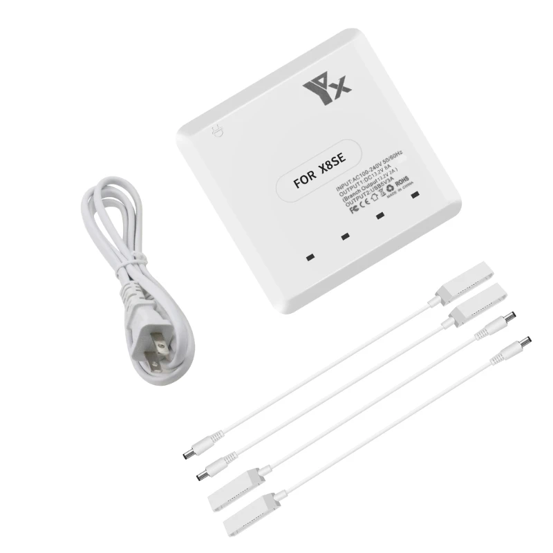 

6 in 1 Multi-Charger Battery Charging Hub Intelligent Battery Charger USB